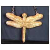 Vintage cast iron dragonfly wall decoration
