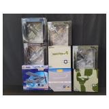 Eight 1:72 scale diecast model aircraft