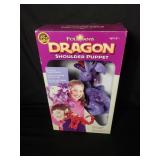 2005 Folkmanis Dragon Shoulder Puppet
