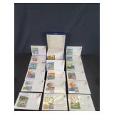 Series of 50 collection of stamps from nations