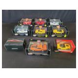 Group of Hot Wheels muscle cars, 1:43 scale