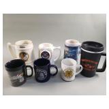 Collection of military mugs