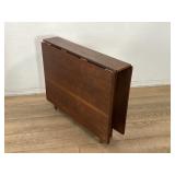 Mid century modern drop leaf gate leg dining table