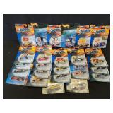 Group of Hot Wheels 1:64 scale diecast model cars