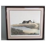 Signed Butter Brown lithograph "The Old George