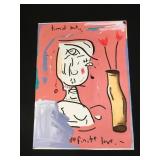 Oil painting on paper