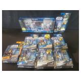 Group of " Stars Wars - The Clone Wars " toys