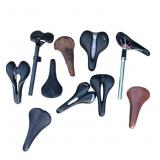 Lot of bicycle seats