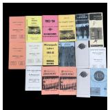 Large lot vintage Lakers yearbooks