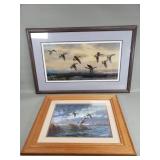 Pair of signed prints