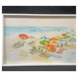 Framed "Beach Diversity" giclée by Marmont Hill