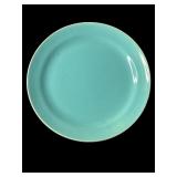 Vintage blue Bauer ceramic plate