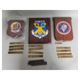 Aviation plaques and brass name tags