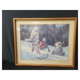 Jerry Crandall "Shrine to the buffalo" print