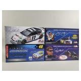 Group of die-cast NASCAR model cars