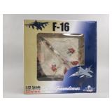 Witty Wings 1:72 die-cast F-16 airplane model