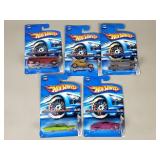 Group of 2005 Hot Wheels red line series toy