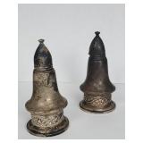 Vintage Columbia sterling silver weighted salt