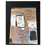 Oil painting on paper