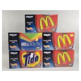 Group of Hot Wheels die-cast NASCAR model cars