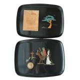 Vintage Couroc of Monterey decorative trays