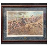 Vintage framed, signed and numbered lithograph