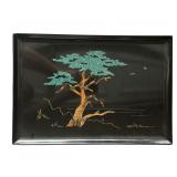 Vintage Couroc of Monterey decorative tray