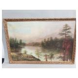 Vintage oil on canvas