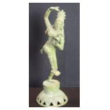 Vintage Indian bronze Apsara sculpture