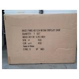 Race fans 40 1:24 with oak display case