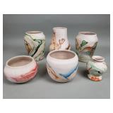 Nemadji pottery vessels