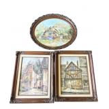 Lot of framed signed Marty Bell prints