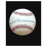 Ted Williams signed baseball