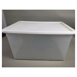 Group of clear storage containers