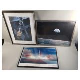 Group of poster prints some signed