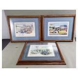 3 Jack Schmitt pencil signed prints