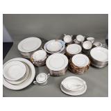 95-piece Noritake ivory china dinnerware set