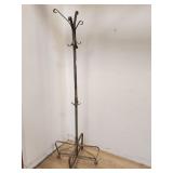 Vintage metal coat rack