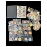 Lot of 1984 baseball collector coins