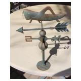 Vintage grasshopper weather vane