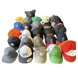 Large lot of adjustable hats
