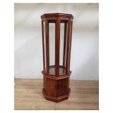 Hexagon curio cabinet