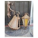 Vintage McGroarthy Park gothic style lamps
