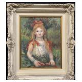 Vintage framed, signed oil on canvas painting