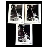 Lot of James Worthy autographed photos