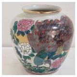 Japanese Kutani porcelain vase in original box