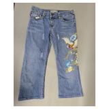 Vintage Allen B. Allen Schwartz low-rise cropped