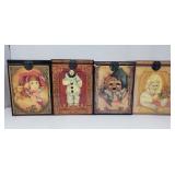 Vintage Enesco Pagliacci musical jack in the box