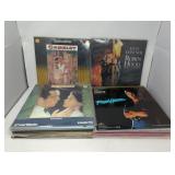 Group of vintage laser video discs