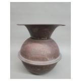 Vintage Northern Pacific brass spittoon
